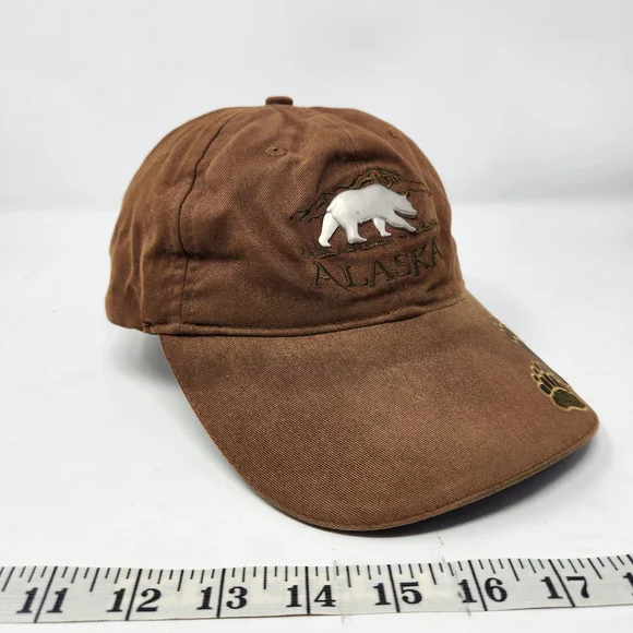 Brown Alaska Bear Cap - Picture 2 of 8